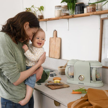 BEABA Babycook Plus trintuvas-garintuvas 4in1, Misty Green