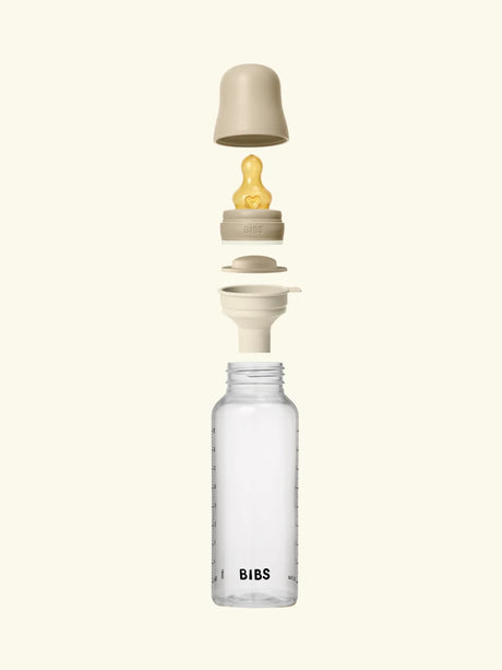 BIBS šviečiantis plastikinis buteliukas nuo dieglių 270 ml Glow Vanilla