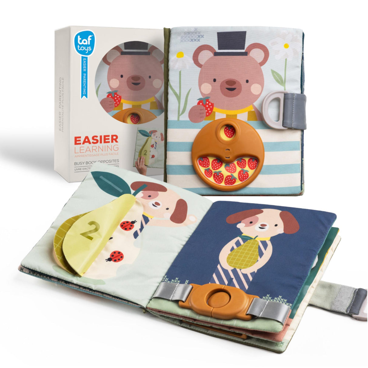 Taf Toys abpusēja mīksta grāmata mazuļiem "Pasaka"