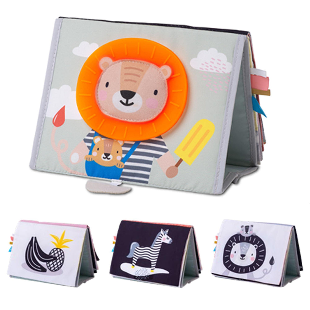 Taf Toys abpusēja mīksta grāmata mazuļiem "Pasaka"