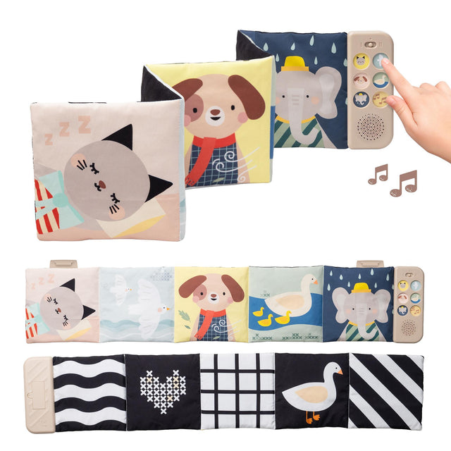 Taf Toys abpusēja mīksta grāmata mazuļiem "Pasaka"