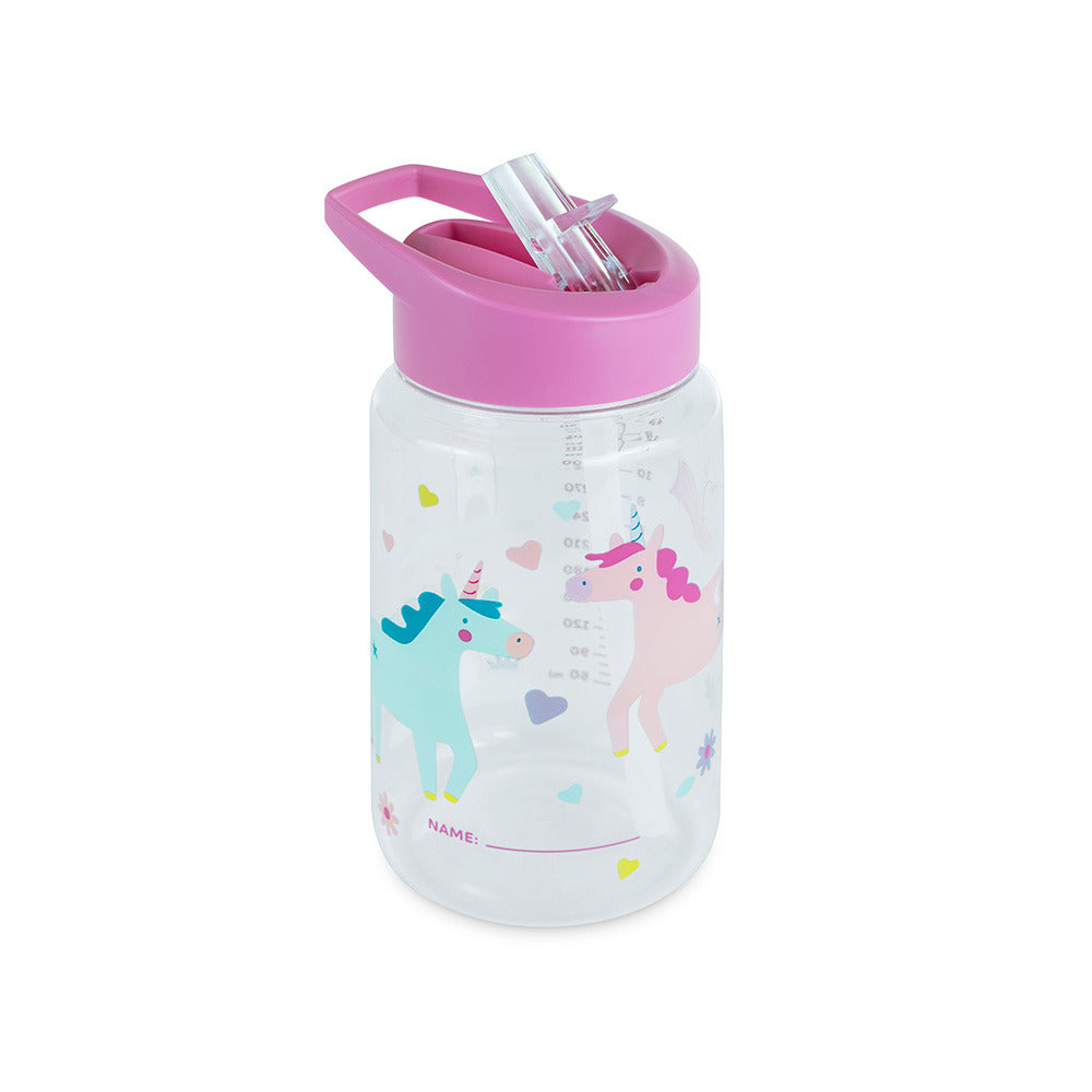 Miniland vaikiška gertuvė su šiaudeliu Kiddie Bottle Fantasy, 450 ml