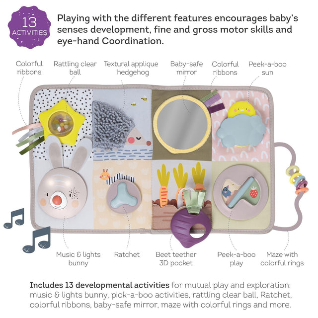 Taf Toys abpusēja mīksta grāmata mazuļiem "Pasaka"