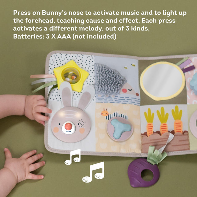 Taf Toys abpusēja mīksta grāmata mazuļiem "Pasaka"