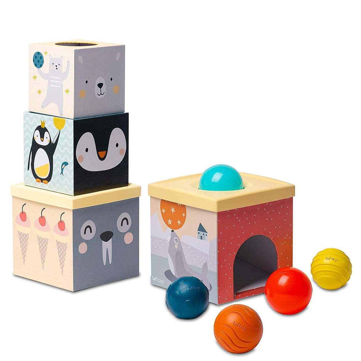 Taf Toys abpusēja mīksta grāmata mazuļiem "Pasaka"