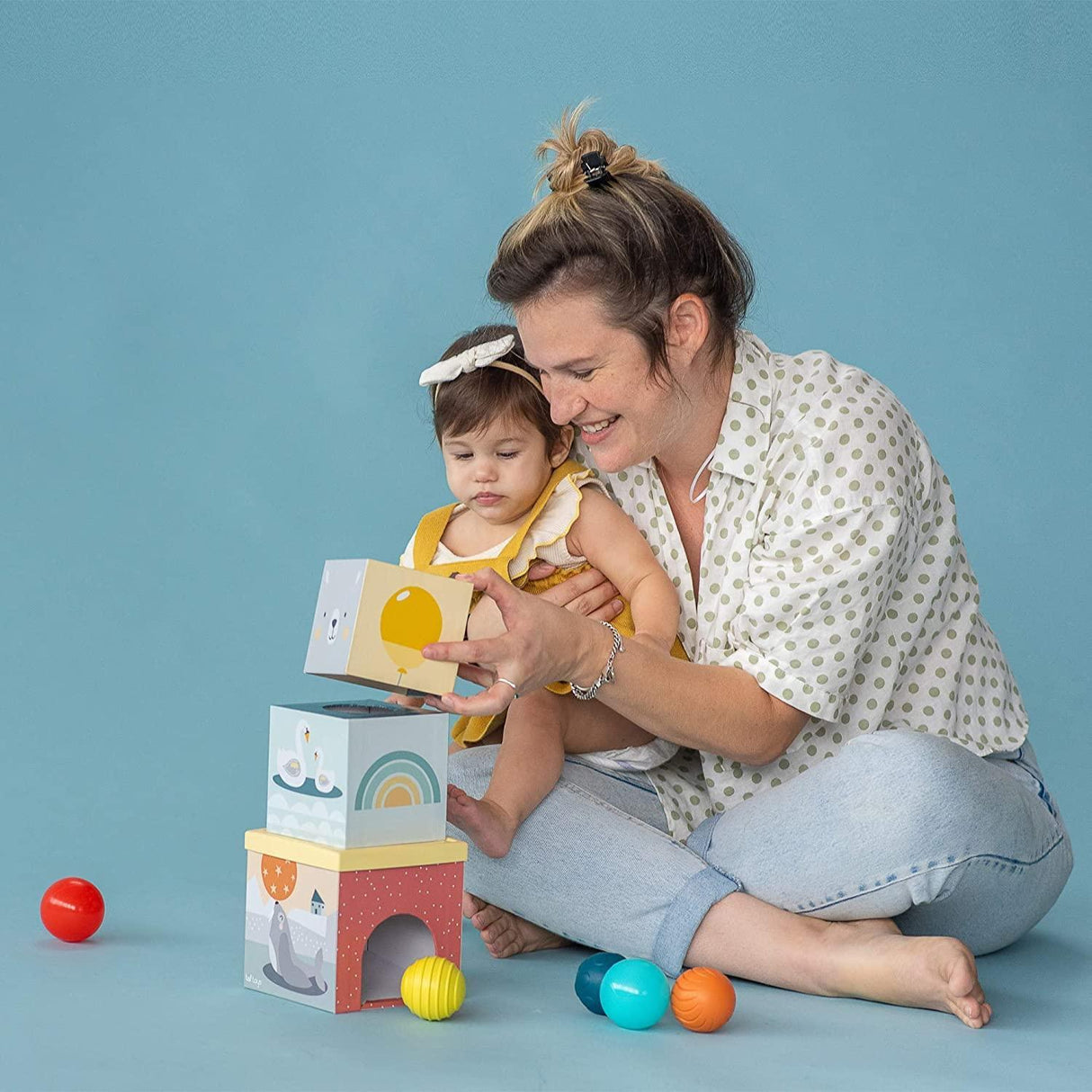 Taf Toys abpusēja mīksta grāmata mazuļiem "Pasaka"