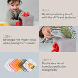 Taf Toys abpusēja mīksta grāmata mazuļiem "Pasaka"