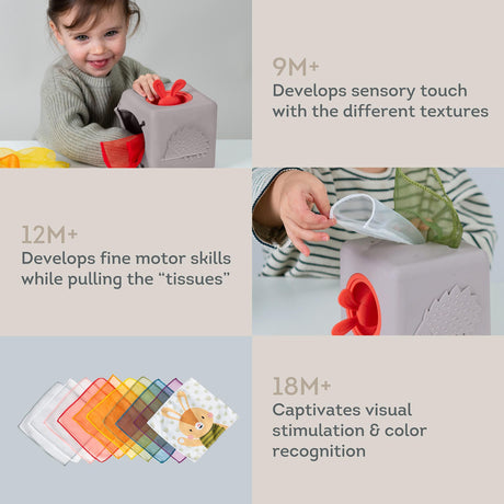 Taf Toys abpusēja mīksta grāmata mazuļiem "Pasaka"