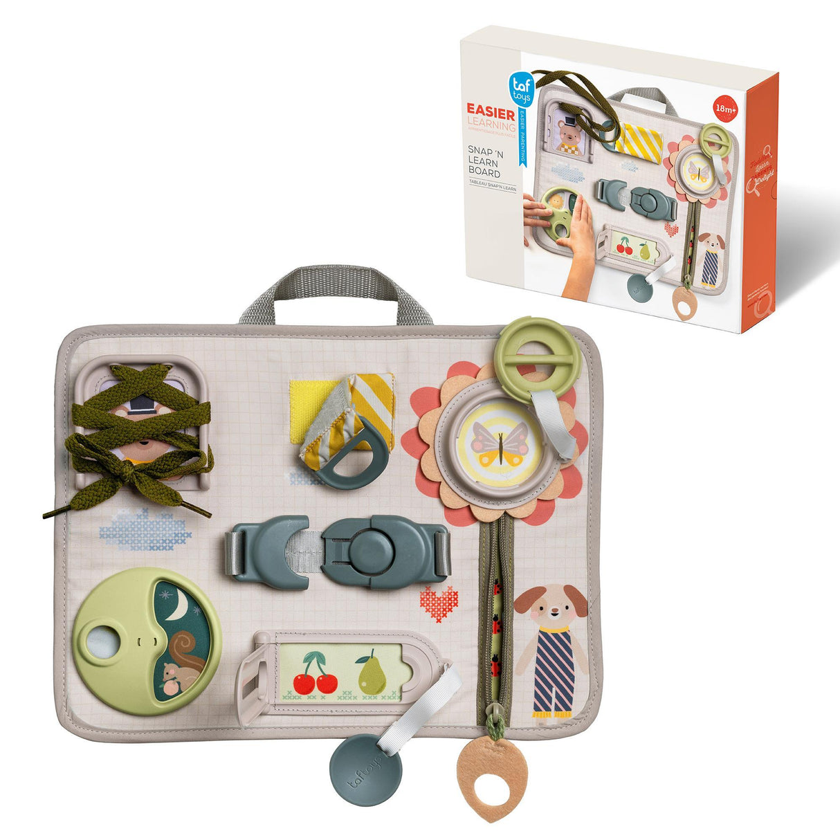 Taf Toys abpusēja mīksta grāmata mazuļiem "Pasaka"