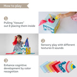 Taf Toys abpusēja mīksta grāmata mazuļiem "Pasaka"