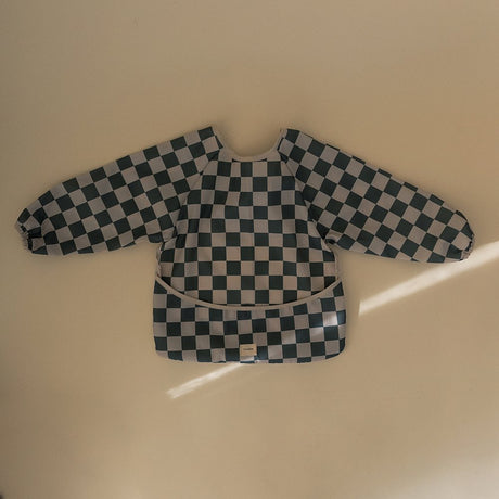 Mushie priekšautiņš ar piedurknēm Olive Check