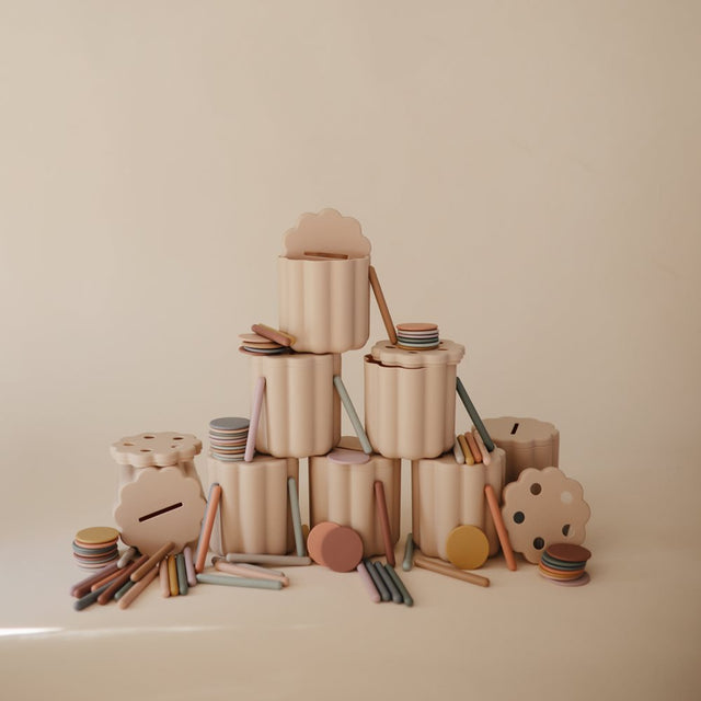 Mushie monētu un caurulīšu šķirošanas komplekts 