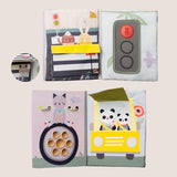 Taf Toys abpusēja mīksta grāmata mazuļiem "Pasaka"