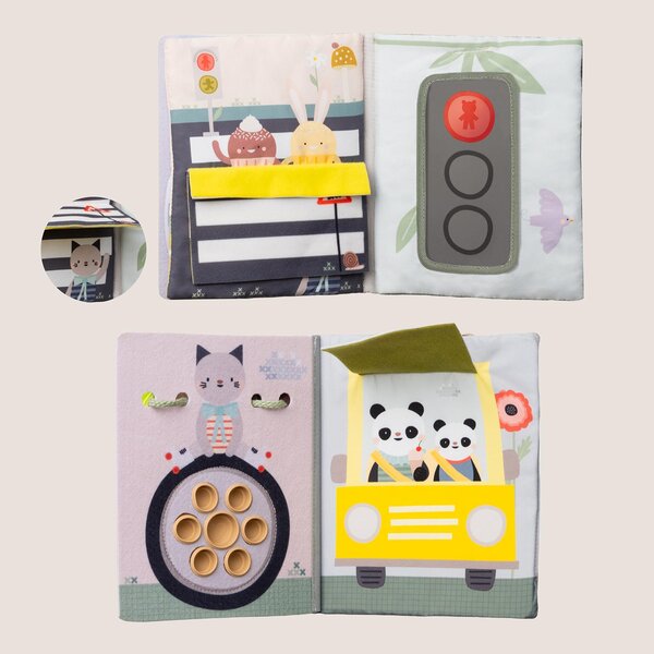 Taf Toys abpusēja mīksta grāmata mazuļiem "Pasaka"