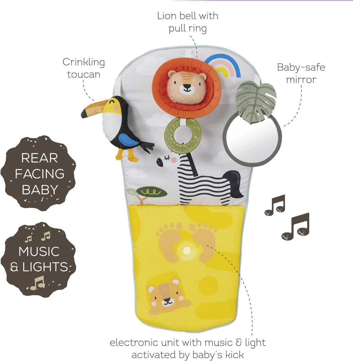 Taf Toys abpusēja mīksta grāmata mazuļiem "Pasaka"