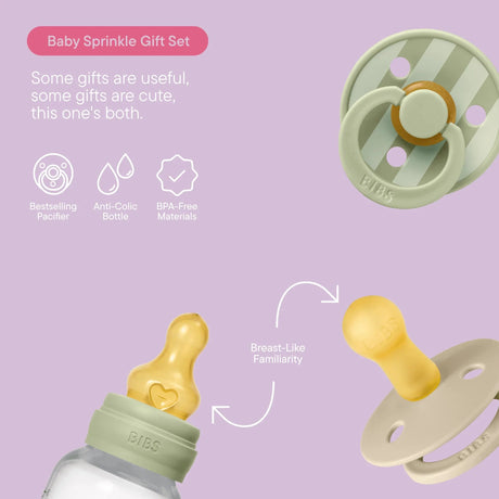 BIBS knupīša komplekts 2. izmērs (6 - 18 mēneši) Sky Blue / Baby Blue 