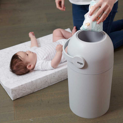 Autiņbiksīšu konteiners Magic (Majestic modelis, krāsa Balta) 