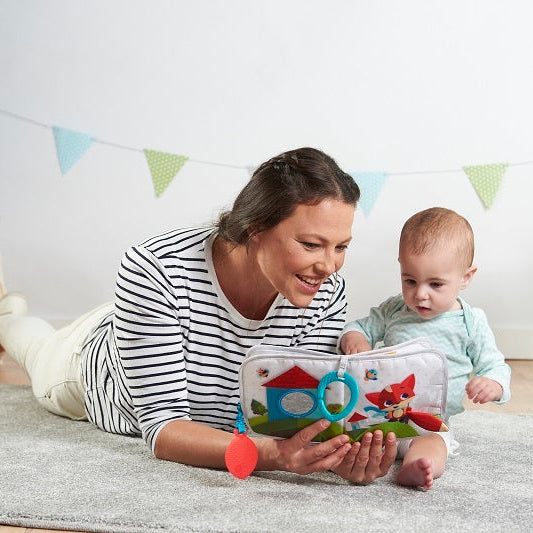 Taf Toys abpusēja mīksta grāmata mazuļiem "Pasaka"