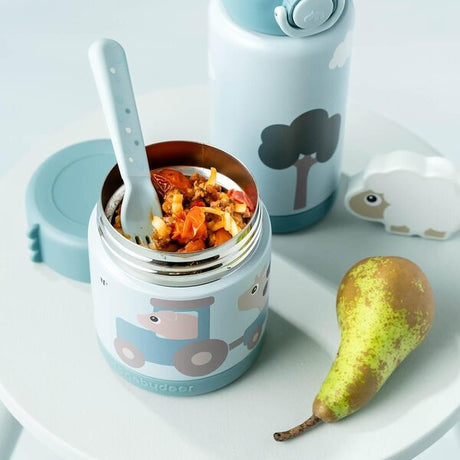 Done by Deer termo maisto indelis Tiny farm Blue 300ml