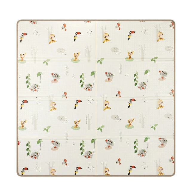 Tiny Love Boho Chic XL dvipusis sulankstomas lavinamasis putų kilimėlis, 150×150 cm, 0 mėn.+