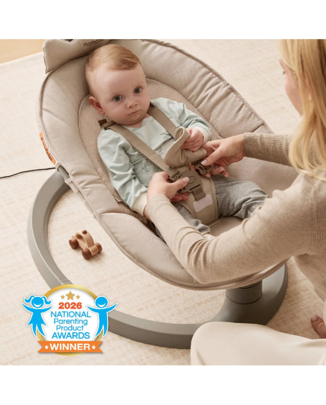 Momcozy 2-in-1 elektrinė sūpynė-kėdutė nuo gimimo iki 30 kg