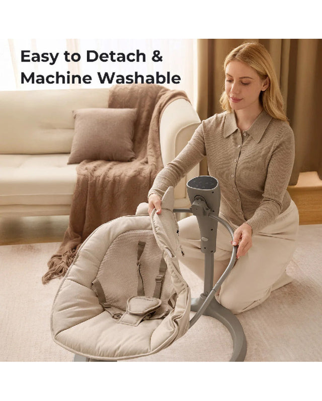 Momcozy 2-in-1 elektrinė sūpynė-kėdutė nuo gimimo iki 30 kg