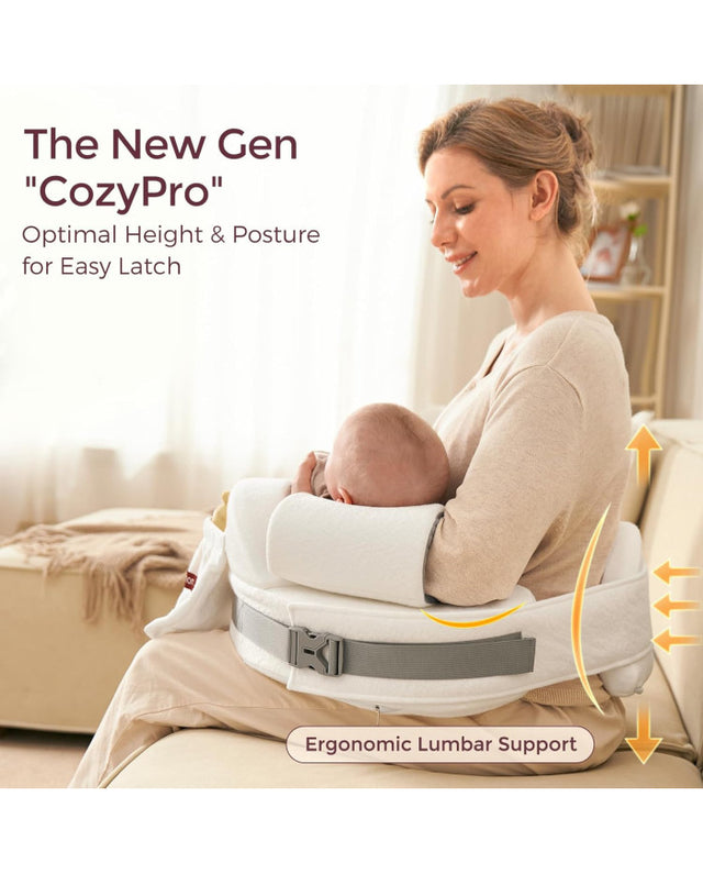 Momcozy CozyPro maitinimo pagalvė, white