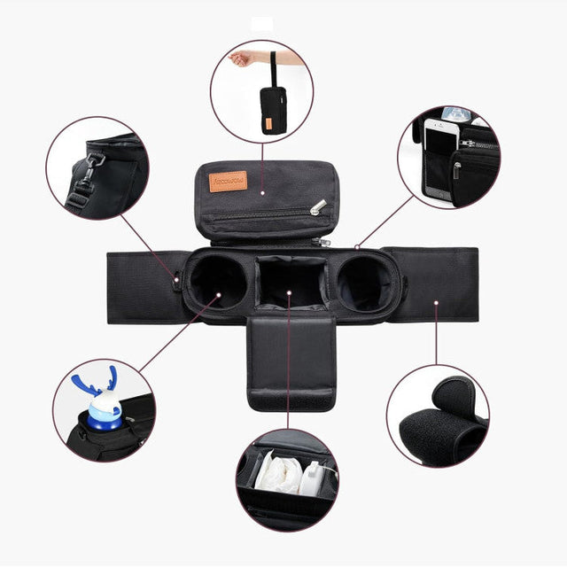 Elodie Details universāla ratu soma bērnu lietām Pebble Green 