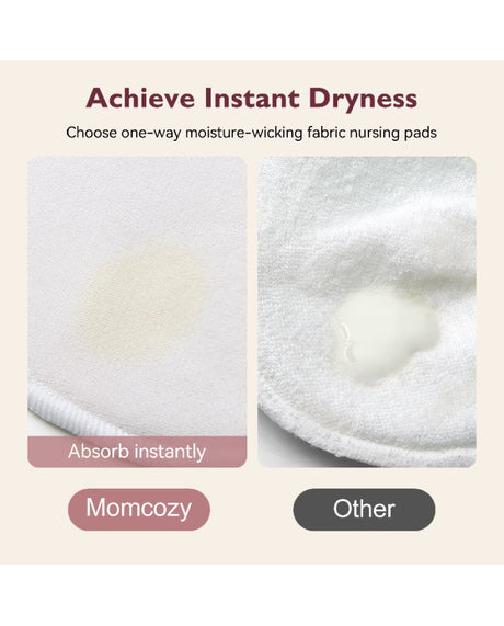 Momcozy storesni daugkartiniai žindymo įklotai į liemenėlę, 6 vnt.