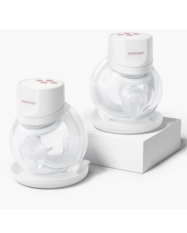 Momcozy dvigubas nešiojamas belaidis pientraukis S12 Pro Quick, baltas