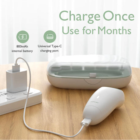 BBLUV elektriskā nagu griešanas mašīna zīdaiņiem un bērniem (nagu trimmeris)