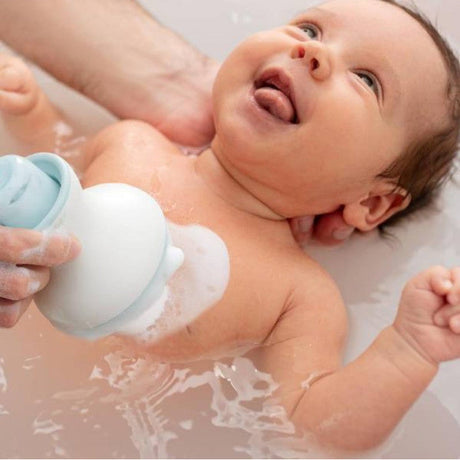 Mushie izglītojoša silikona zobu birste (Shifting Sand) 