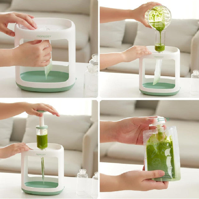 Twistshake vairākkārt lietojams saspiežams trauks biezeņiem (220 ml, dažādas krāsas) 