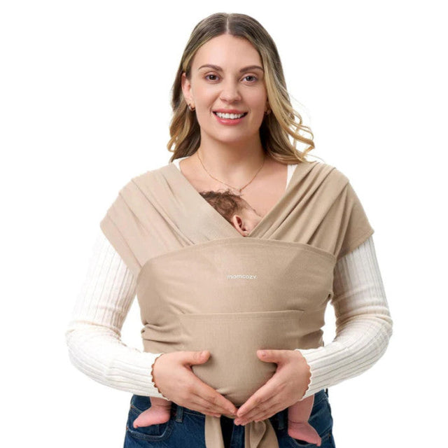 Momcozy kūdikių vaikjuostė-nešioklė, šviesiai ruda