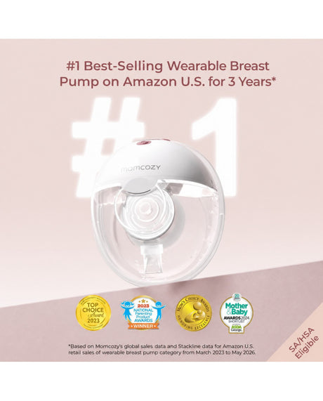 Momcozy M5 Smart nešiojamas belaidis pientraukis Grey