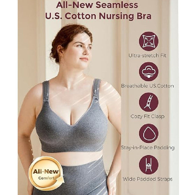 Carriwell bezšuvju māsu krūšturis / Original Nursing Bra Blue-Pink 