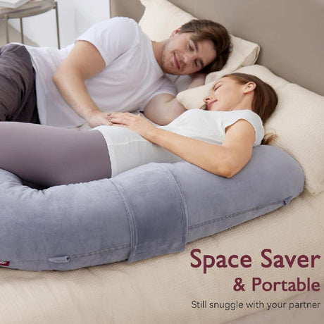 Doomoo Buddy barošanas un grūtniecības spilvens Tetra Jersey Green 