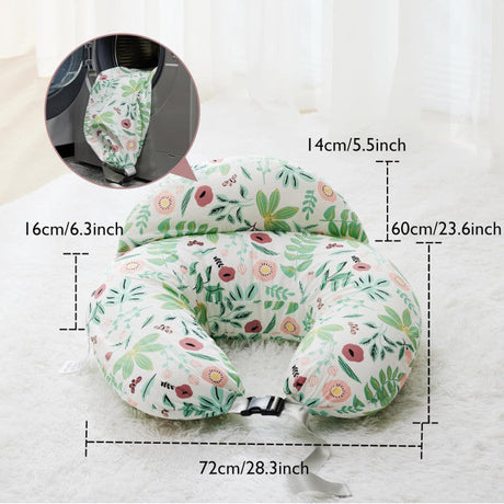 Doomoo Buddy barošanas un grūtniecības spilvens Tetra Jersey Green 