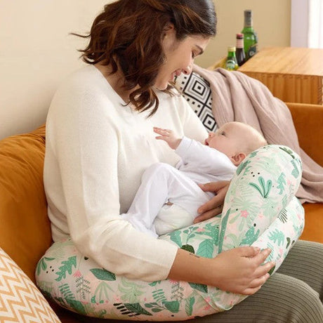 Doomoo Buddy barošanas un grūtniecības spilvens Tetra Jersey Green 