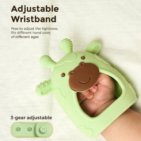 Mushie silikona košļājamā bumbiņa Shifting Sand 