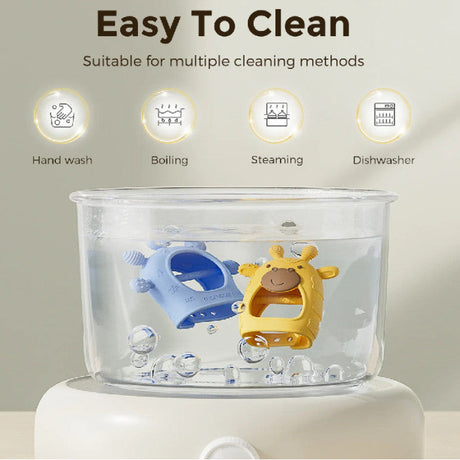 Mushie silikona košļājamā bumbiņa Shifting Sand 