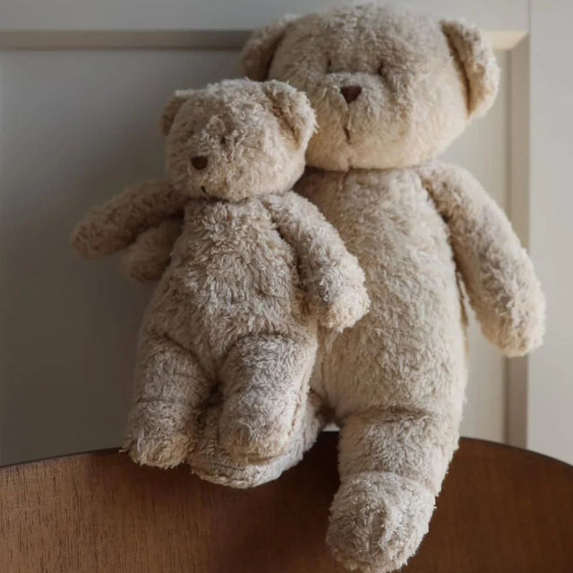 New Moonie 2.0 organiskais kolibri lācītis - kapučīno miega spilvens ar skaņas ierakstīšanas funkciju 