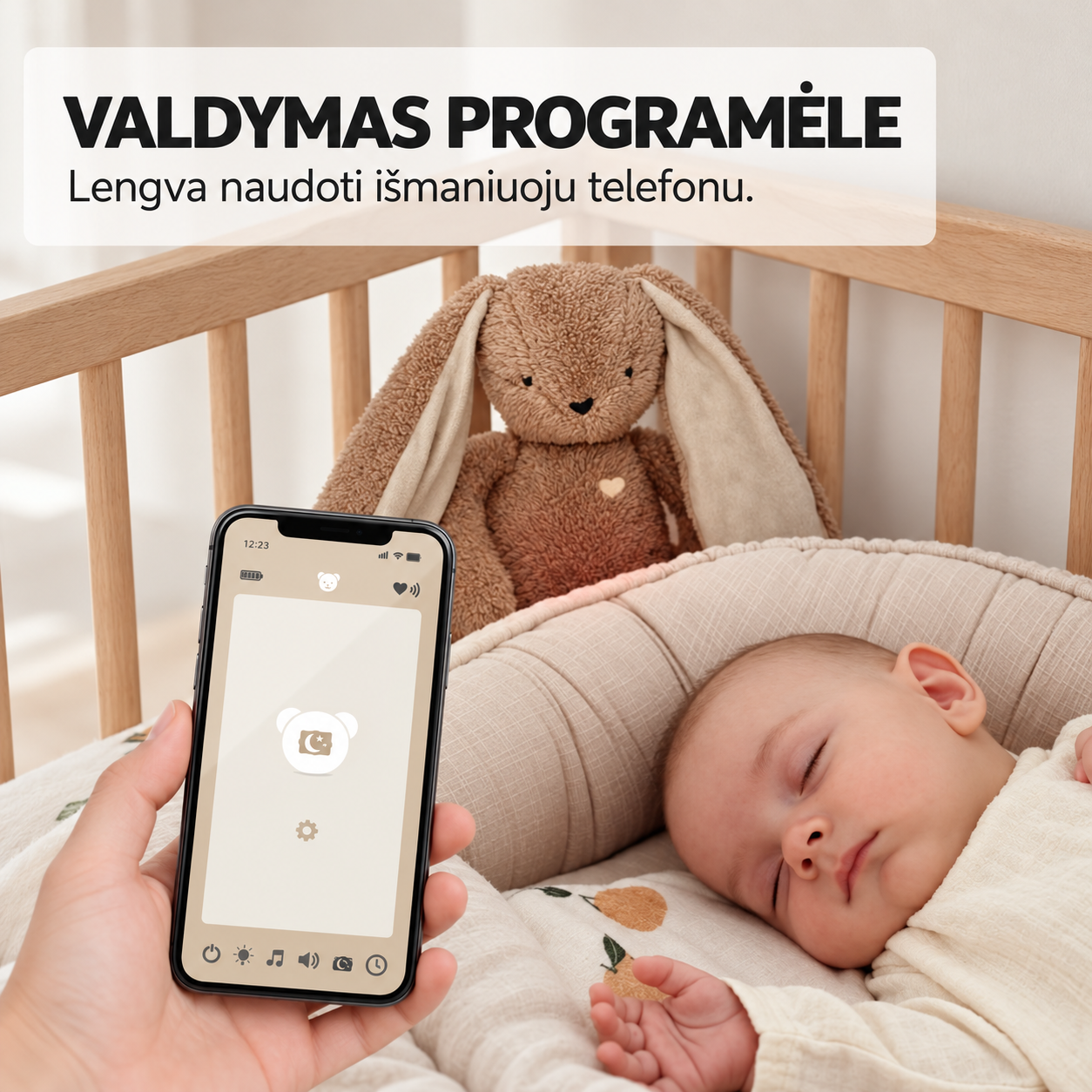 myHummy 5in1 migdukas-šildyklė Zuikis rožinis