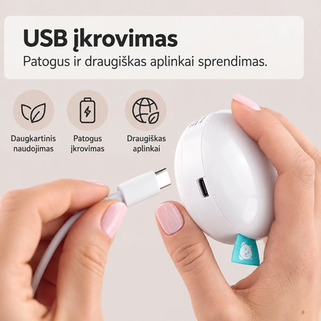 myHummy 5in1 migdukas-šildyklė Zuikis šviesiai rudas