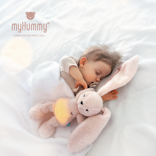 myHummy 5in1 migdukas-šildyklė Zuikis rožinis