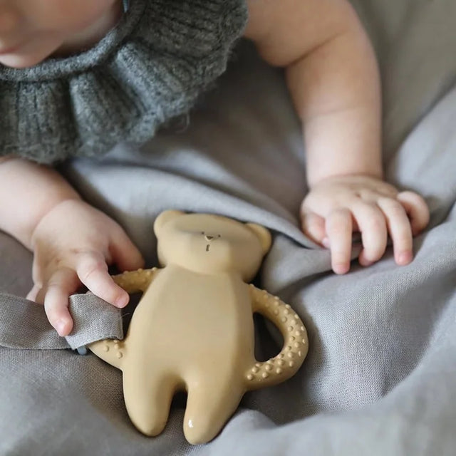 New Moonie 2.0 organiskais kolibri lācītis - kapučīno miega spilvens ar skaņas ierakstīšanas funkciju 