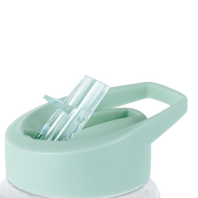 Miniland vaikiška gertuvė su šiaudeliu Kiddie Bottle Jungle, 450 ml