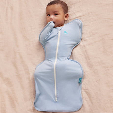 Love To Dream™ Swaddle Up™ miegmaišis Soft Blue TOG 1.0, 1 etapas, S dydis