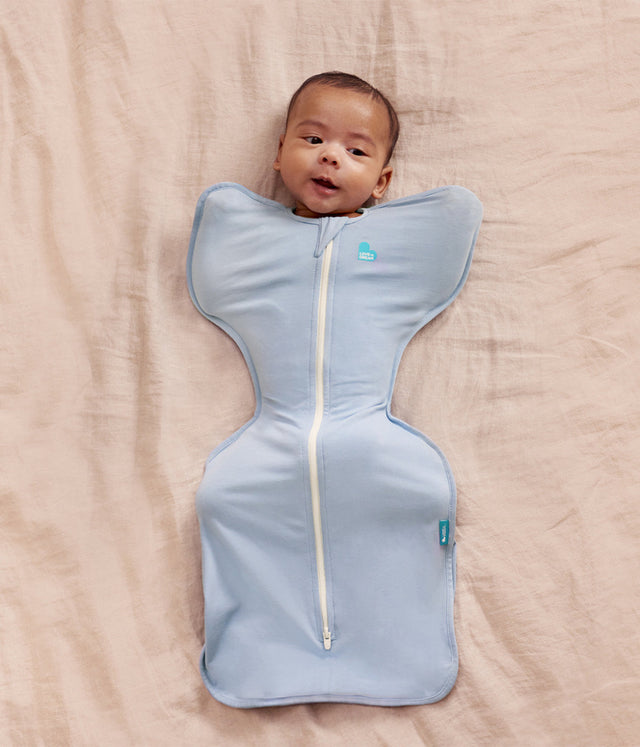 Love To Dream™ Swaddle Up™ miegmaišis Soft Blue TOG 1.0, 1 etapas, S dydis