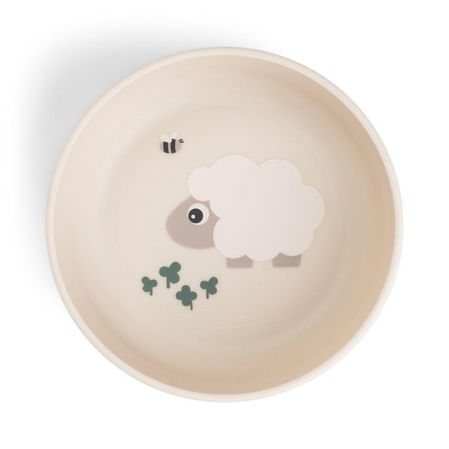 Deer neslīdošā bļoda Foodie Happy dots pulveris